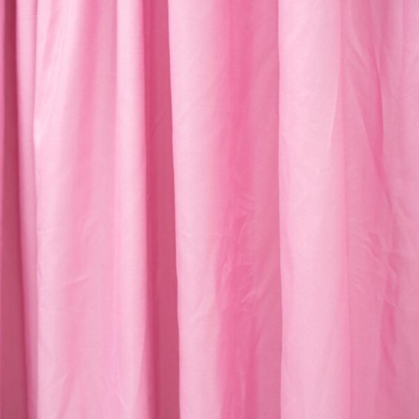 Pink 2 Pack Taped Lined Curtain 150x218cm - Image 2