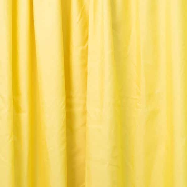 Yellow 2 Pack Taped Lined Curtain 150x218cm - Image 2