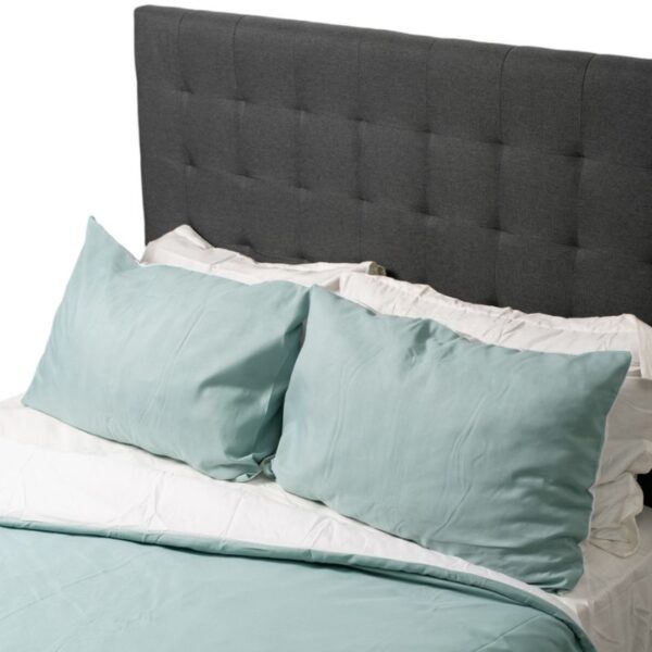 Instyle Collection Dual Tone Duck Egg Duvet Cover Set - Image 2