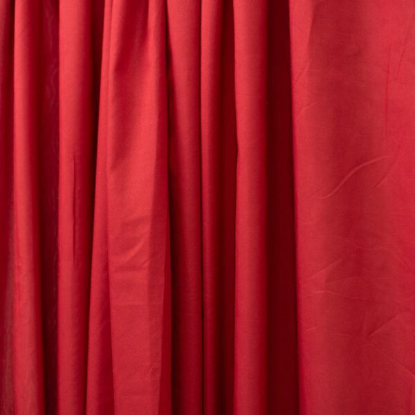 Dark Red 2 Pack Taped Lined Curtain 150x218cm - Image 2