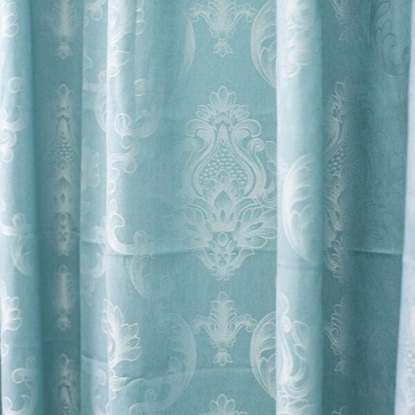 Embossed Wasbi Jacquard Eyelet Curtain 225x225cm - Image 2