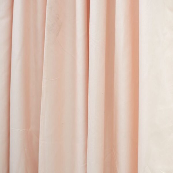 Peach 2 Pack Taped Lined Curtain 150x218cm - Image 2