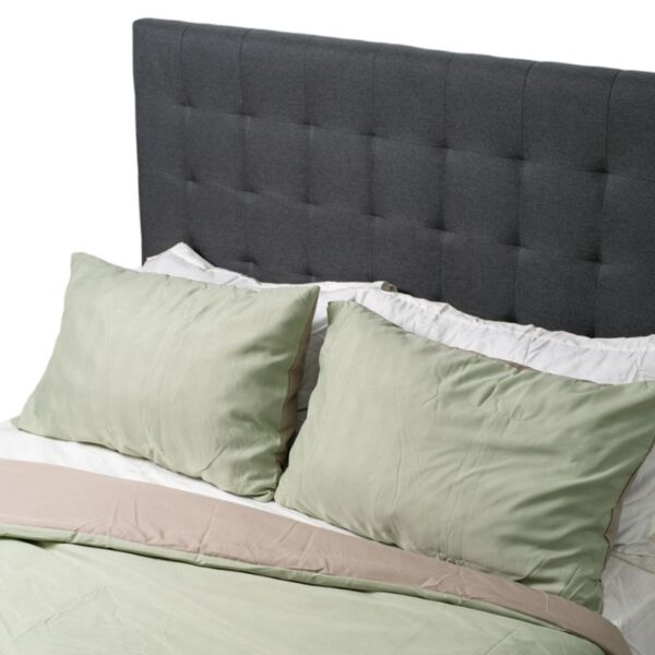 Instyle Collection Dual Tone Sage Duvet Cover Set - Image 2