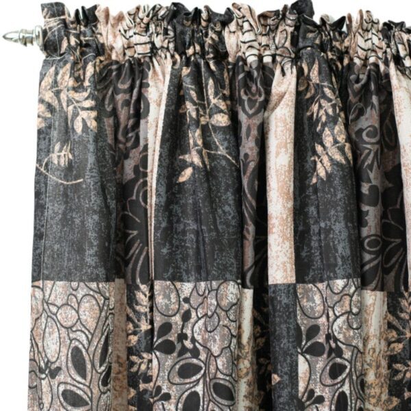 Tranquil Textured Polycotton Taped Curtain 230x218cm