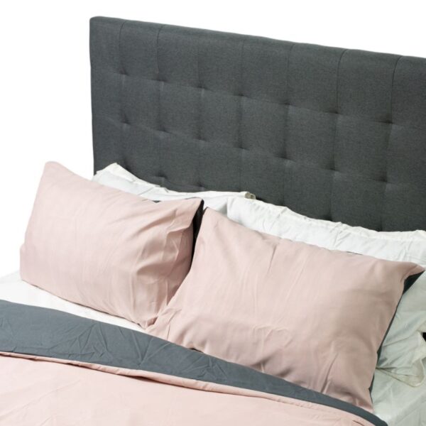 Instyle Collection Dual Tone Blush Duvet Cover Set - Image 2