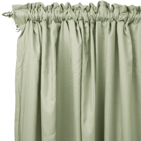 Sage 2 Pack Taped Lined Curtain 150x218cm
