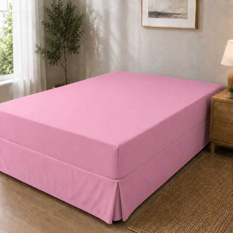 Hometouch Essentials Collection Easy Fit Combo Sheet – Pink