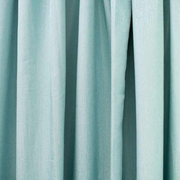 Turquoise Tranquility Blockout Taped Curtain 230x218cm - Image 2