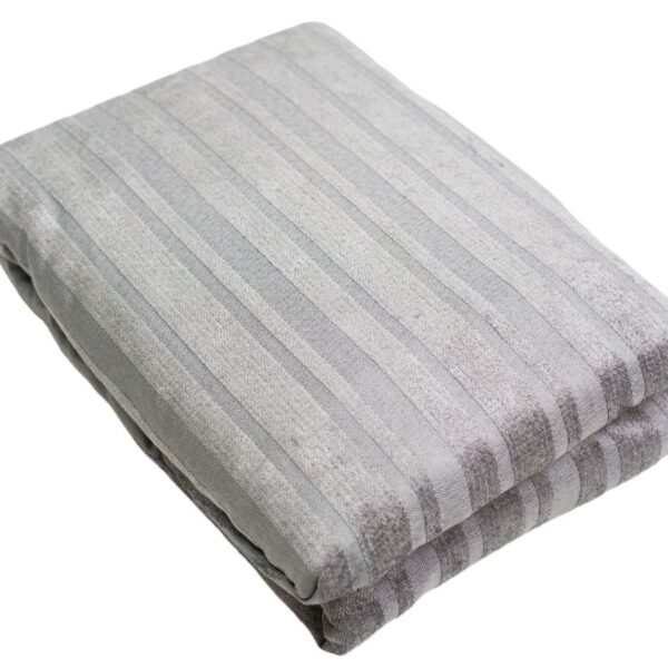 Glimmering Grey Blockout Taped Curtain 230x218cm - Image 3