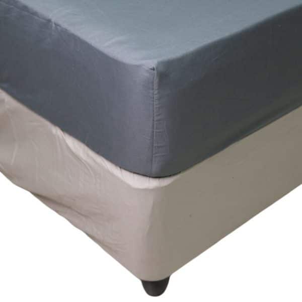 Soft Touch Dark Grey Fitted Sheet