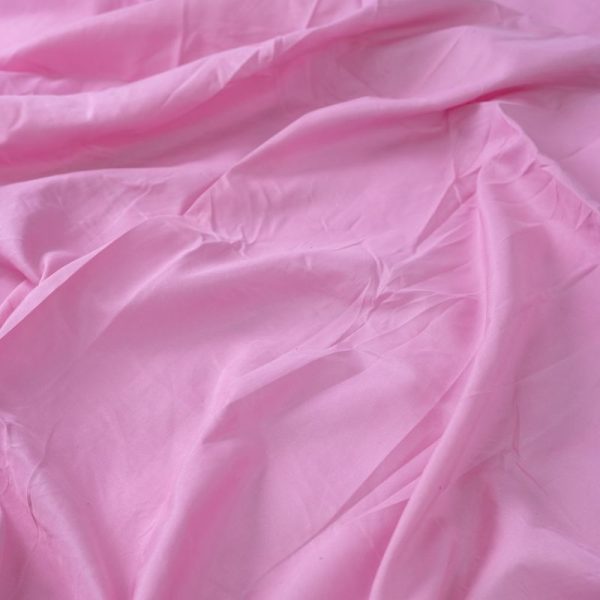 Microfiber Pink Fitted Sheet - Image 2