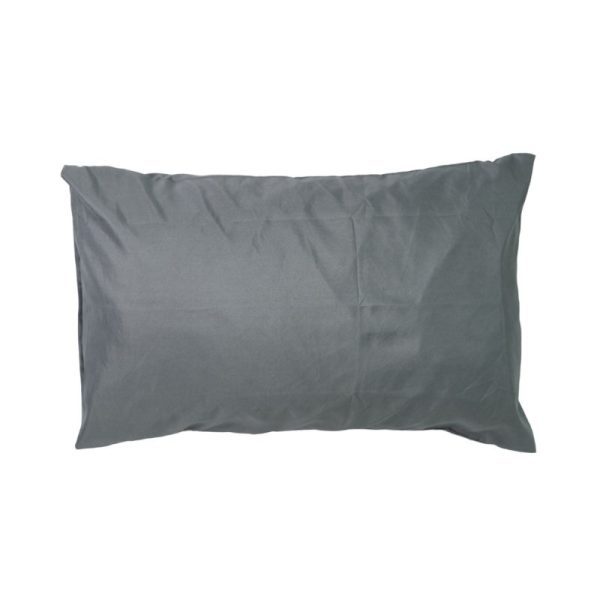 Soft Touch Dark Grey Standard Pillowcase