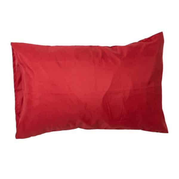 Soft Touch Red Standard Pillowcase