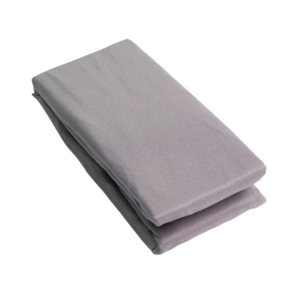 Soft Touch Light Grey Fitted Sheet - Image 3