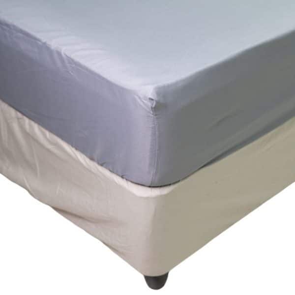 Soft Touch Light Grey Fitted Sheet