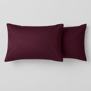 Hometouch Microfibre Wine 2 Pack Standard Pillowcases