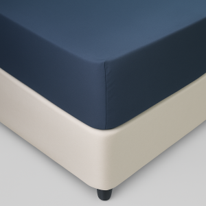 Hometouch Microfibre Navy Fitted Sheet