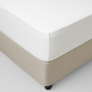 Hometouch Microfibre White Fitted Sheet