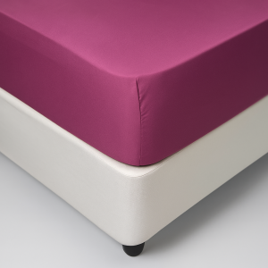 Hometouch Microfibre Wine Fitted Sheet