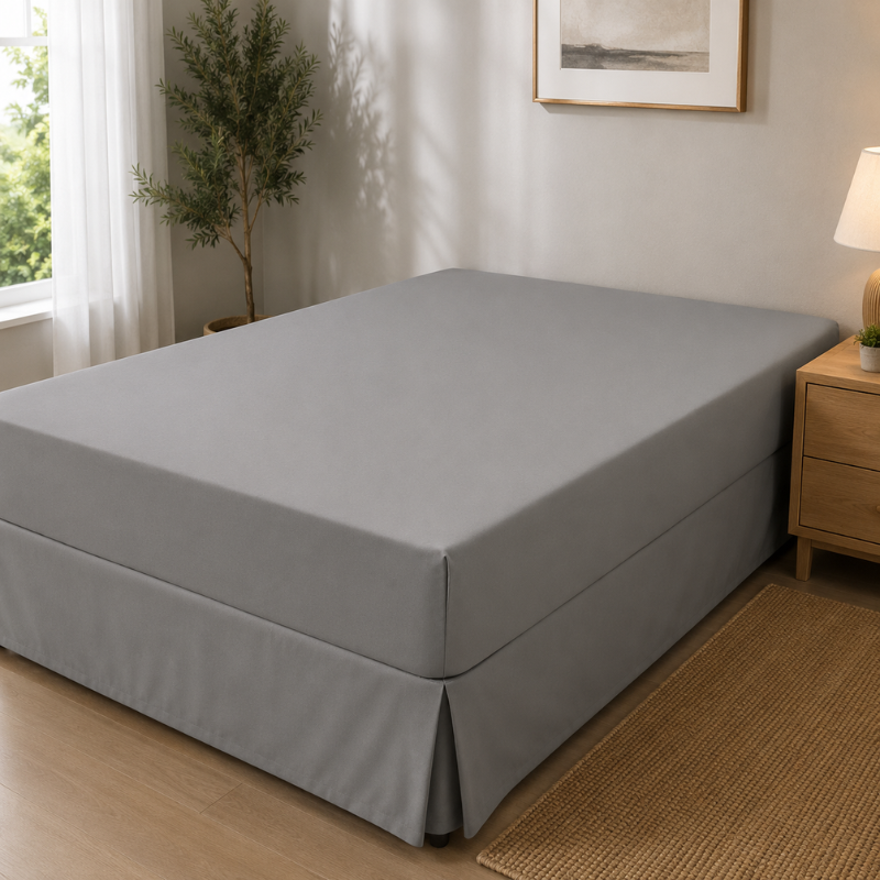 Hometouch Essentials Collection Easy Fit Combo Sheet – Light Grey