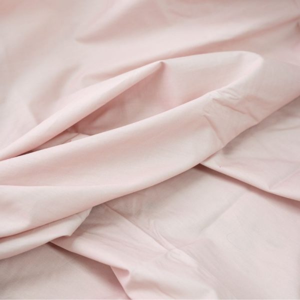 Blush 100% Cotton 200 Thread Count Fitted Sheet - Image 2