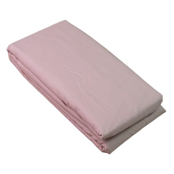 Blush 100% Cotton 200 Thread Count Fitted Sheet - Image 3