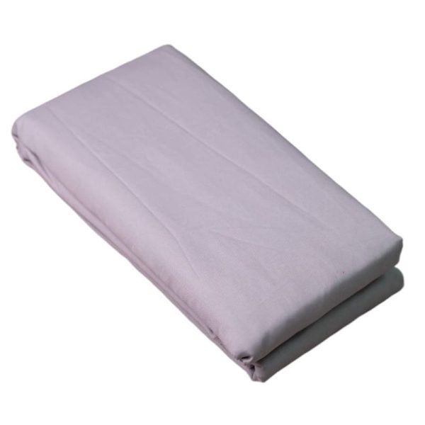 Grey 100% Cotton 200 Thread Count Flat Sheet - Image 3