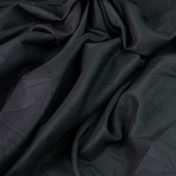 Black Polycotton 144 Thread Count Flat Sheet - Image 2