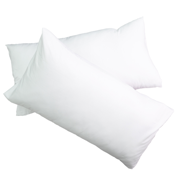 White 100% Cotton 200 Thread Count 2 Pack King Pillowcase