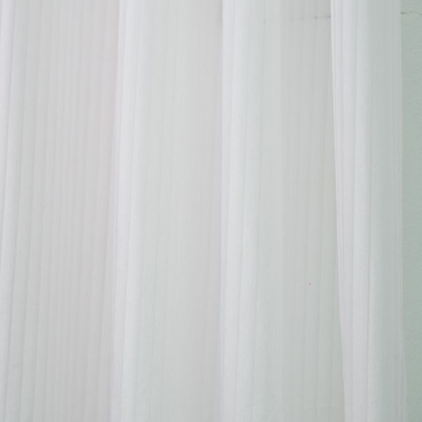 Sheer Voile Eyelet Curtain 140x225cm - Image 2