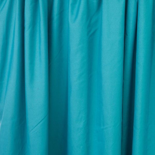 Dark Turquoise 2 Pack Taped Lined Curtain 150x218cm - Image 2