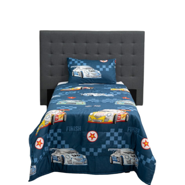 Kids Race Car Comforter Set