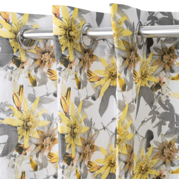 Buttercup Floral Café Eyelet Curtain 230x120cm