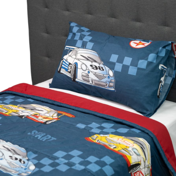 Kids Race Car Comforter Set - Image 2