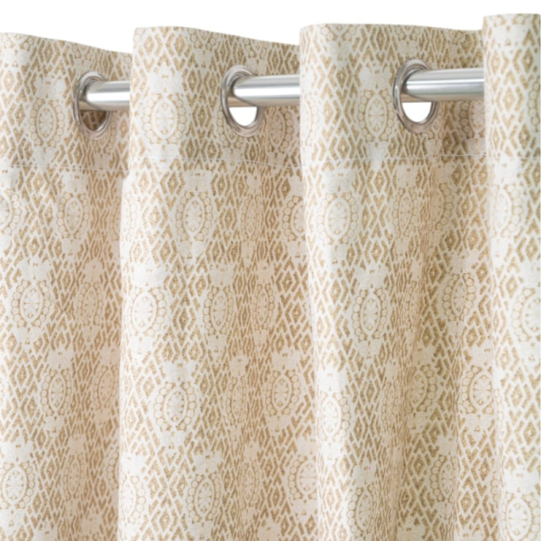 Rocky Rose Textured Polycotton Eyelet Curtain 225x225cm (TAKE 2 FOR R559.99)