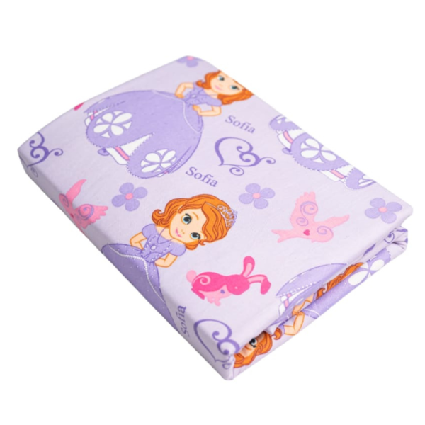 Princess Sofia 2 Pack Taped Lined Curtain 150x218cm - Image 2