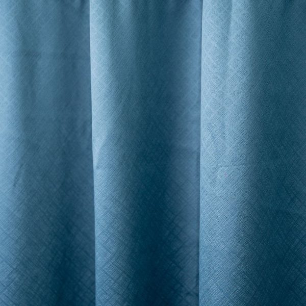 Blue Horizon Blockout Eyelet Curtain 140x225cm - Image 2