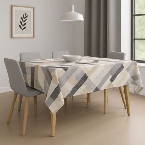 Natural Abstract Tablecloth