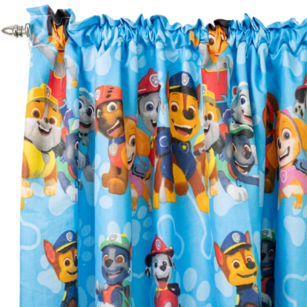 Paw Patrol 2 Pack Taped Lined Curtain 150x218cm