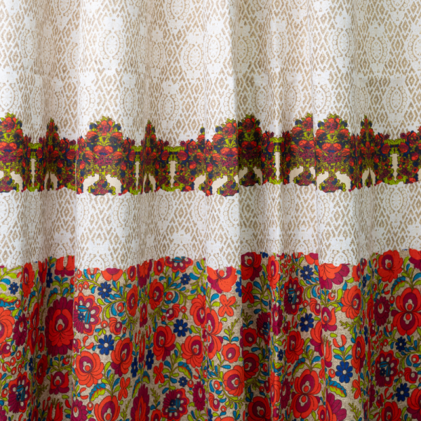 Rocky Rose Textured Polycotton Eyelet Curtain 225x225cm (TAKE 2 FOR R559.99) - Image 2