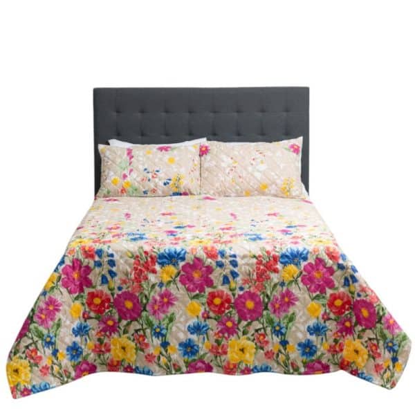 Instyle Collection Earthly Elegance Polycotton Quilt Set