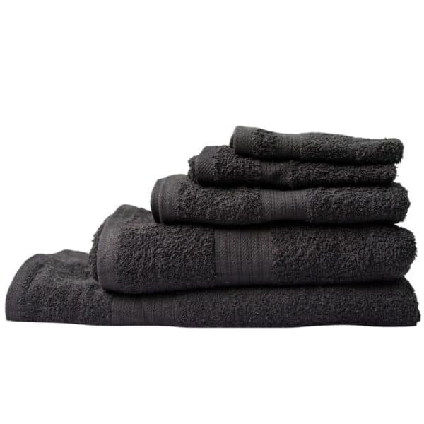 Egyptian Collection 100% Cotton Black Towel