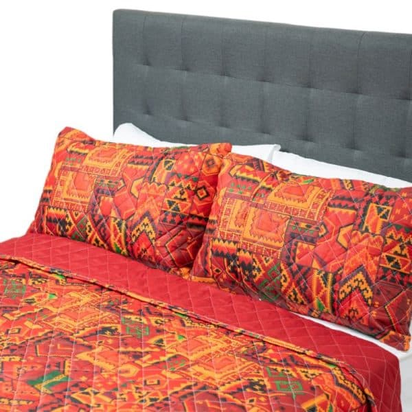 Instyle Collection Tribal Fusion Polycotton Quilt Set - Image 2