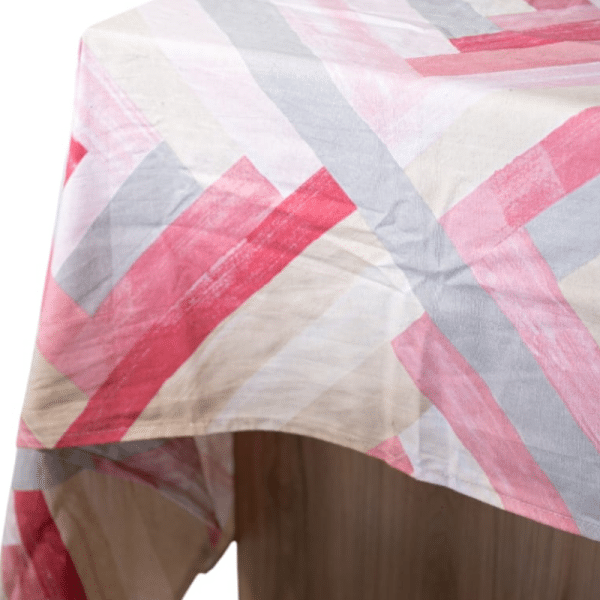 Blush Abstract Tablecloth