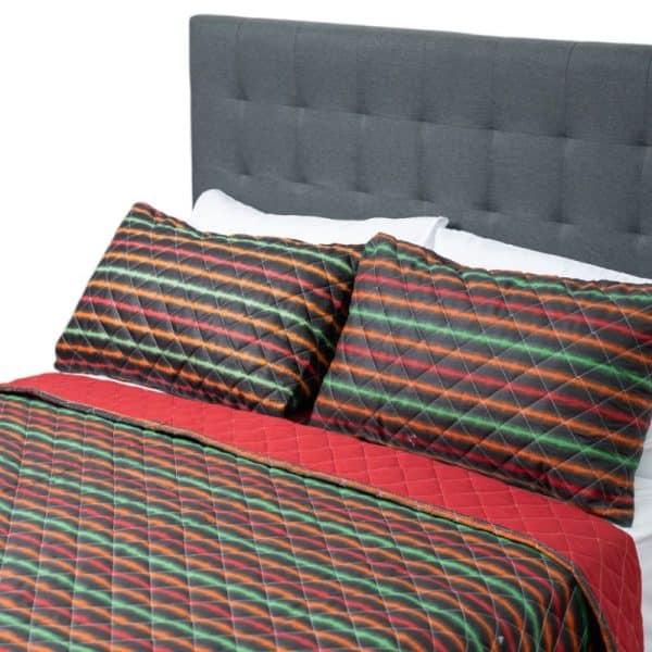 Instyle Collection Midnight Blaze Polycotton Quilt Set - Image 2