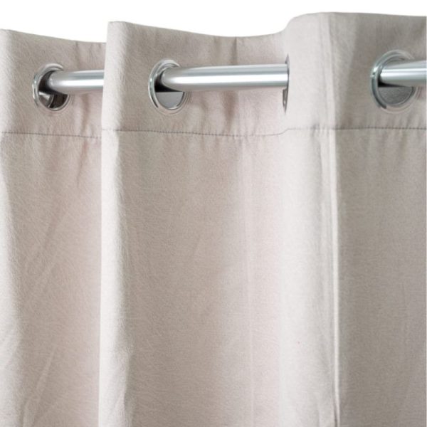 Beige Bliss Blockout Eyelet Curtain 140x225cm