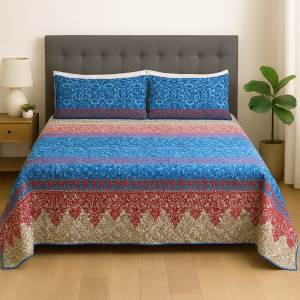 Instyle Collection Turquoise Trail Polycotton Quilt Set (BUY ANY 2, ONLY PAY FOR 1!)