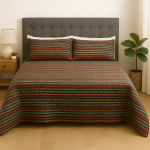 Instyle Collection Midnight Blaze Polycotton Quilt Set (BUY ANY 2, ONLY PAY FOR 1!)