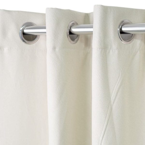 Creamy Texture Blockout Eyelet Curtain 140x225cm (TAKE 2 FOR R639,99)
