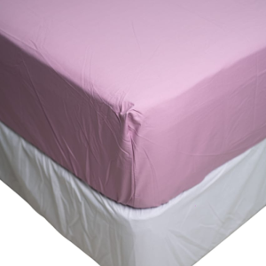 Blush Polycotton 250 Thread Count Fitted Sheet